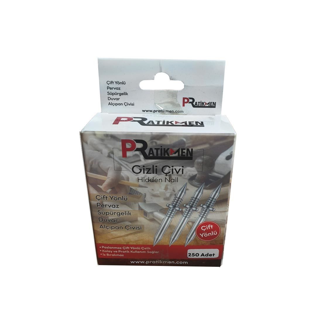 Çift Yönlü Pervaz,Süpürgelik,Duvar,Alçıpan Çivisi 250