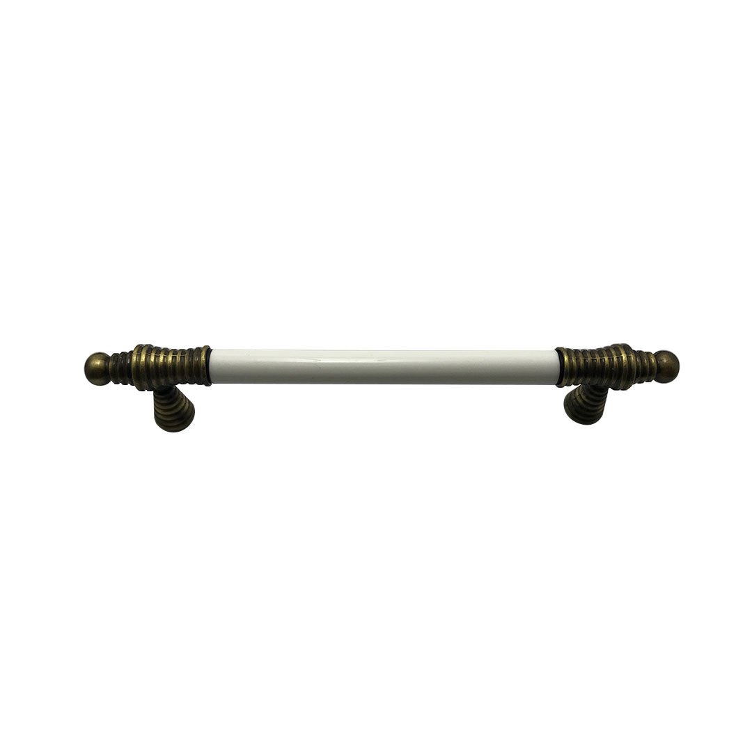 Tomurcuk 2121-41 Antik Sarı Porselen Mobilya Kulp 160 mm
