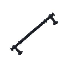 Metax Burgulu Mobilya Kulp Siyah 128 mm