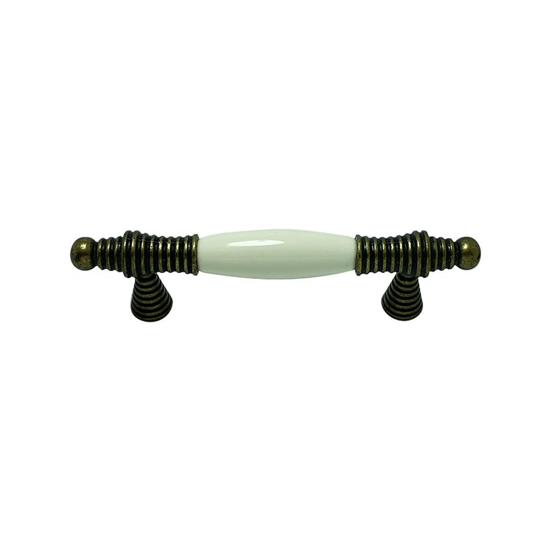 Tomurcuk 2120-40 Krem Porselen Mobilya Kulp 96 mm