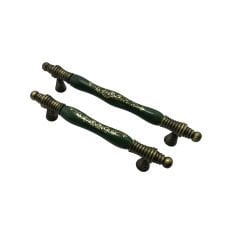 Tomurcuk 2122-41 Yeşil Porselen Mobilya Kulp