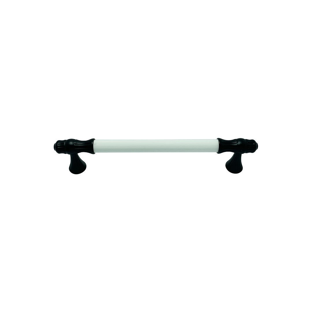 Tomurcuk 2130-85 Siyah Porselen Mobilya Kulp 160 mm