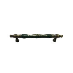 Tomurcuk 2122-41 Yeşil Porselen Mobilya Kulp 160 mm