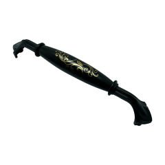 Tomurcuk 2134-85 Siyah Porselen Mobilya Kulp