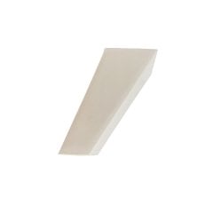 Açılı Kare 12 Cm Plastik Ayak Beyaz