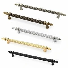 Afra Zirve Zamak Mobilya Kulp Antik Gümüş - 96 mm