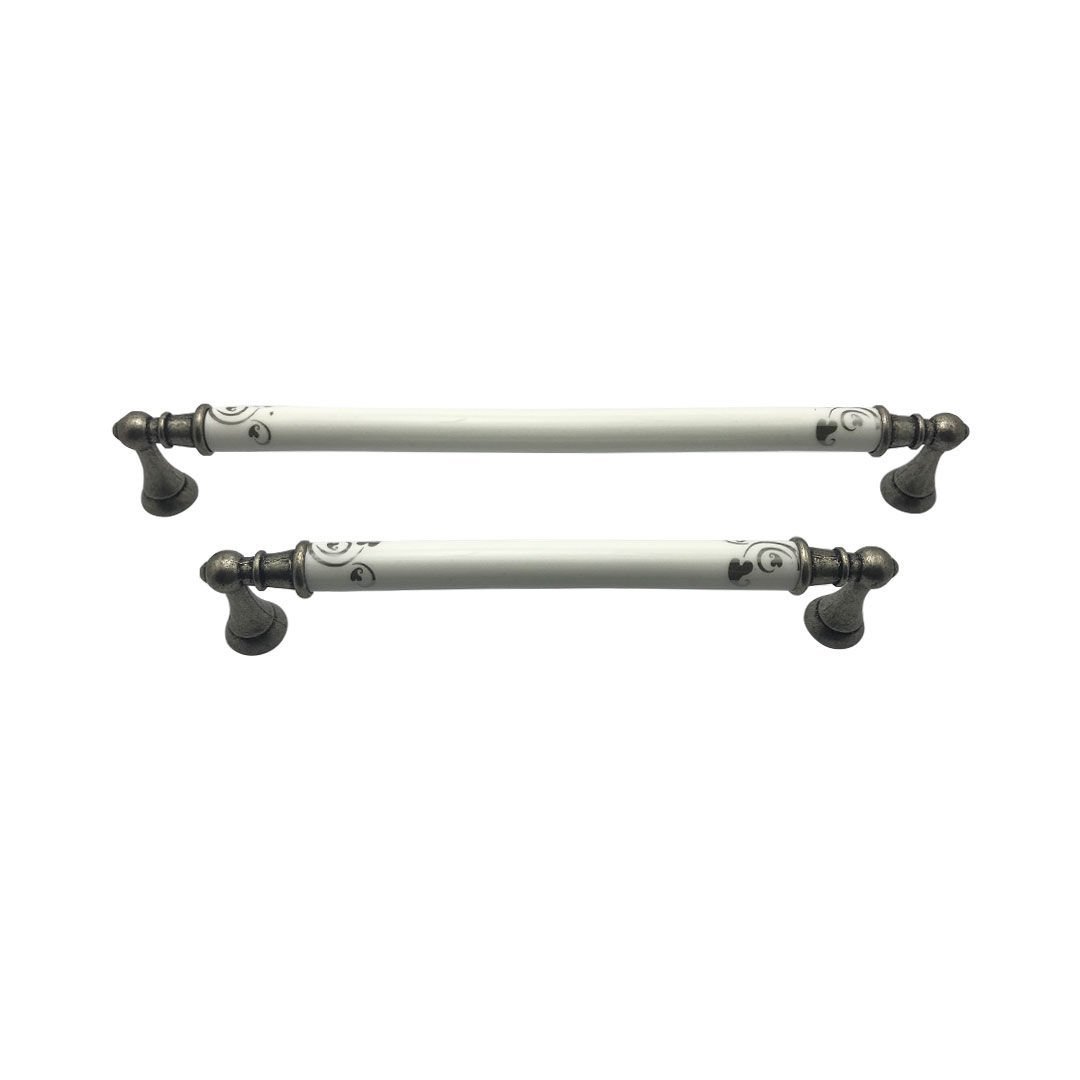 Tomurcuk 2126-80 Platin Porselen Mobilya Kulp
