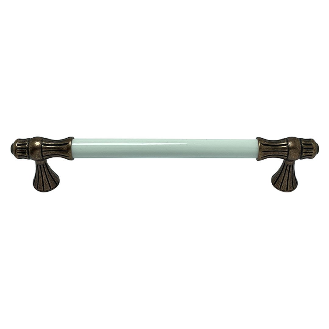 Tomurcuk 2130-20 Antik Bakır Porselen Mobilya Kulp 160 mm