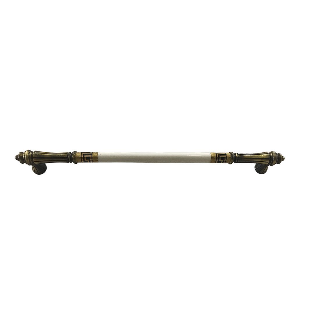 Tomurcuk 2099-41 Antik Sarı Porselen Mobilya Kulp 288 mm