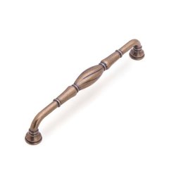 System 4477 Mobilya Kulp Antik Gümüş - 192 mm