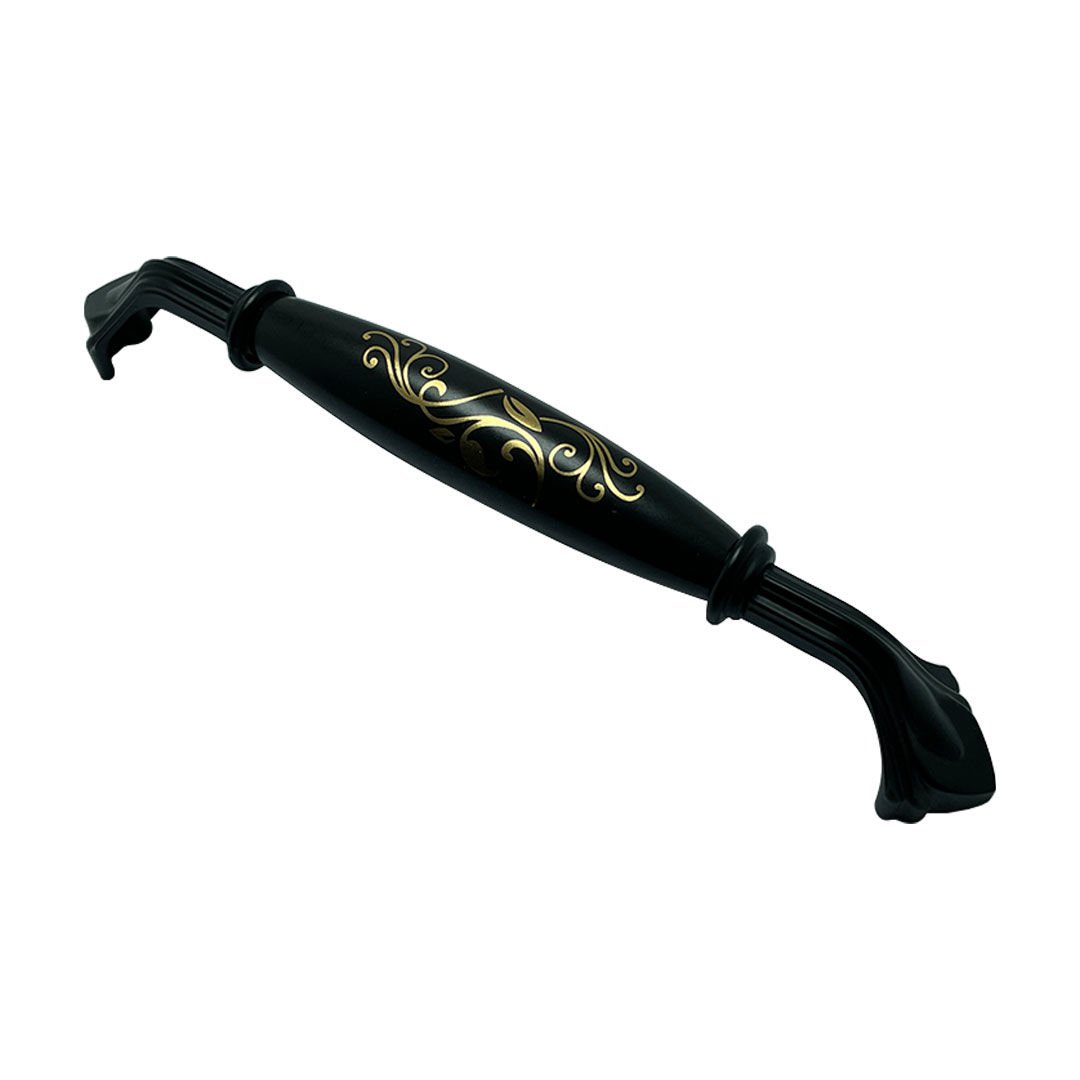 Tomurcuk 2134-85 Siyah Porselen Mobilya Kulp 160 mm