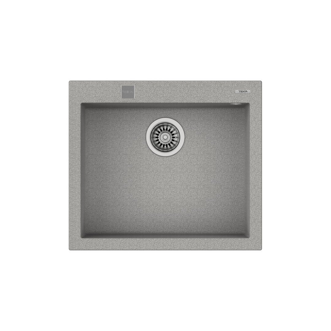 Teka Forsquare 50.40 Tezgah Üstü Granit Evye Gri