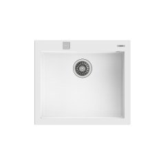 Teka Forsquare 50.40 Tezgah Üstü Granit Evye Beyaz