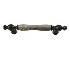 Tomurcuk 1845-70-128-427 Füme Porselen Mobilya Kulp 128 mm