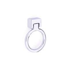 System 4624 Halka Mobilya Kulp 50 mm Siyah