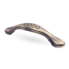 Emaks Sedef  Antik Sarı Mobilya Kulp 64 mm