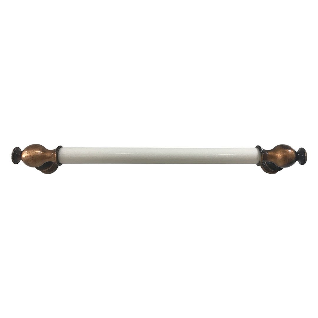 Tomurcuk 1770-21 Antik Bakır Porselen Mobilya Kulp 192 mm