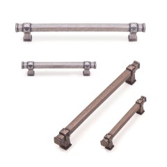 System 4223 Mobilya Kulp Gümüş Eskitme - 192 mm