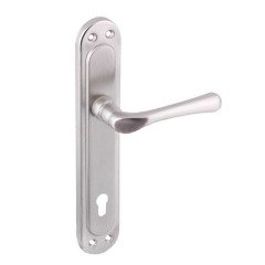 Hira Kumru Saç Nikel Saten Aynalı Kapı Kolu Dış Kapısı