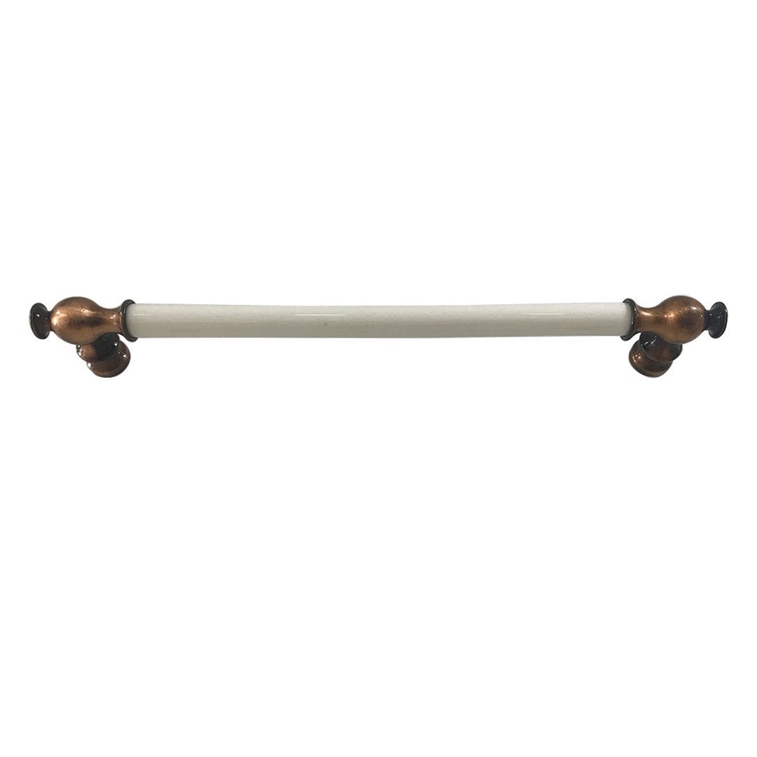 Tomurcuk 1770-21 Antik Bakır Porselen Mobilya Kulp 224 mm