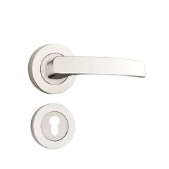 Hira Hilal Nikel Saten Rozetli Kapı Kolu Dış Kapısı