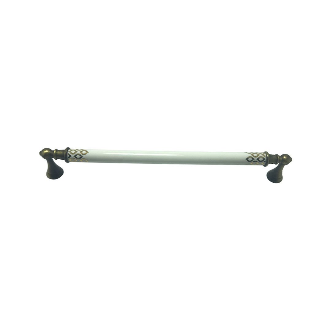 Tomurcuk 2126-41 Antik Sarı Porselen Mobilya Kulp 224 mm