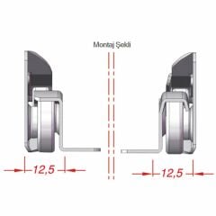Yeniler Mobilya Çekmece Rayı 40 cm