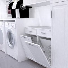 Mesan Plastik Çamaşır Sepeti