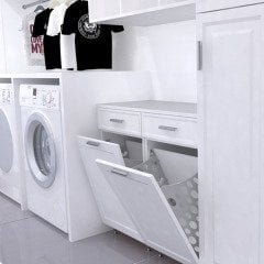 Mesan Plastik Çamaşır Sepeti