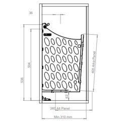 Mesan Plastik Çamaşır Sepeti
