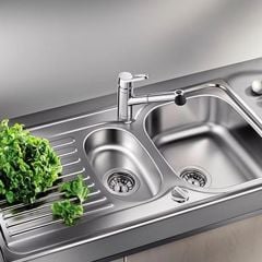 Teka Princess 60B Çelik Krom Mikro Keten Yüzey Evye Sağ