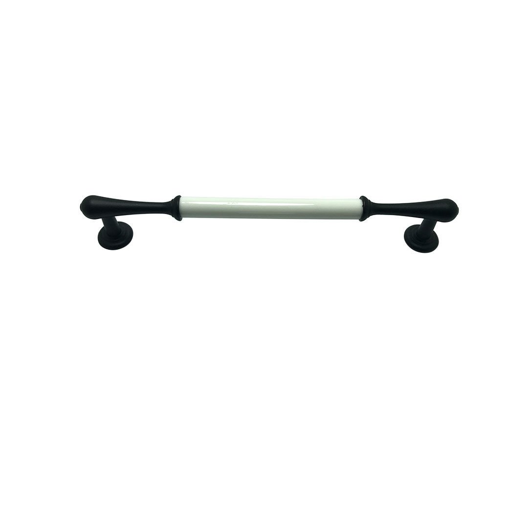 Tomurcuk 1965-85 Beyaz Porselen Mobilya Kulp 192 mm