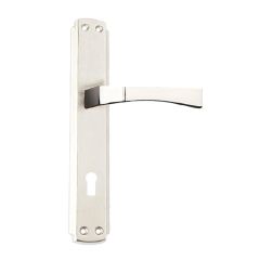 Hira Babil Nikel Saten Aynalı Kapı Kolu Oda Kapısı