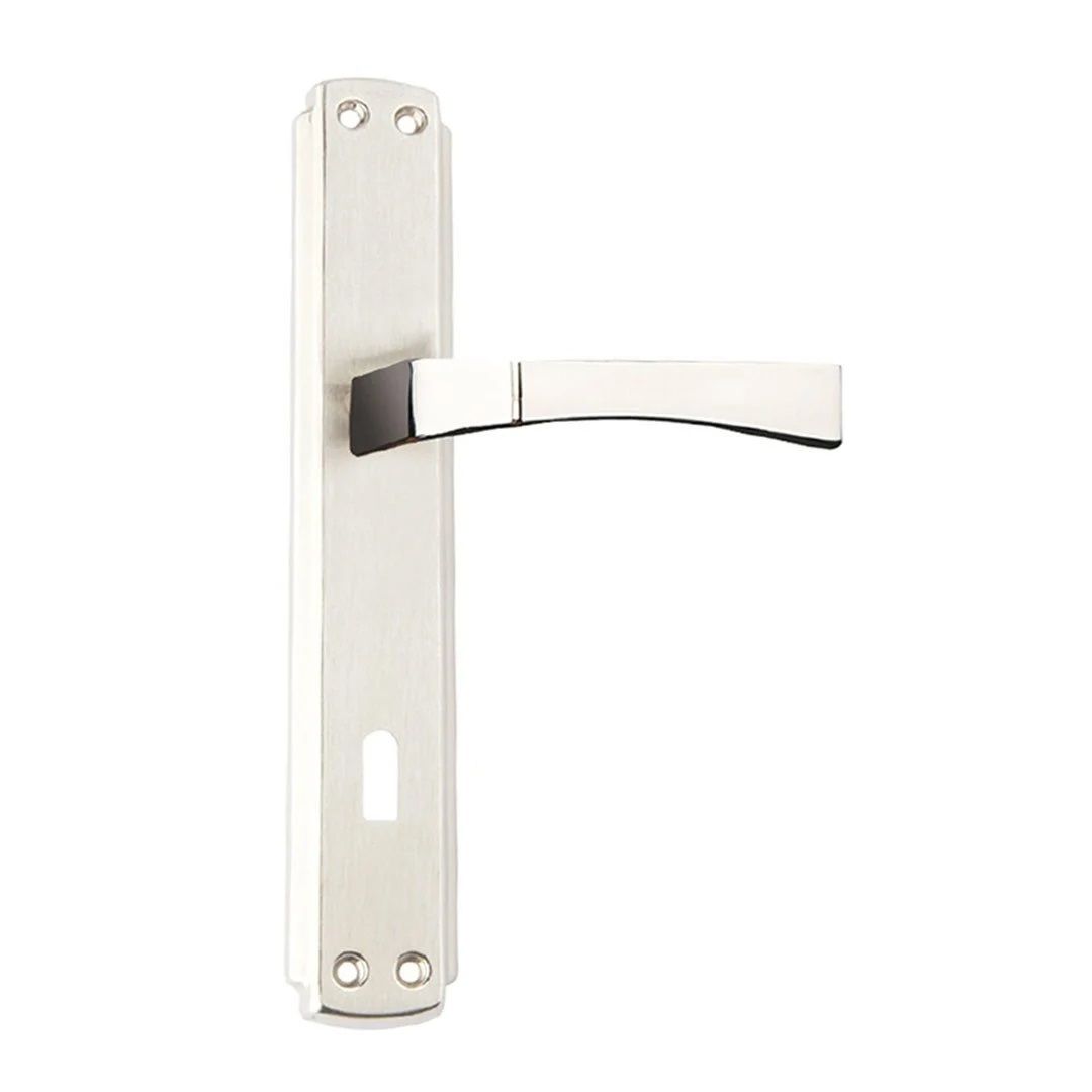 Hira Babil Nikel Saten Aynalı Kapı Kolu Oda Kapısı