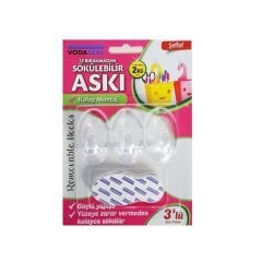 Vodaseal İz Bırakmayan Askı Krom - 2 Adet