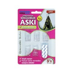 Vodaseal İz Bırakmayan Askı Şeffaf - 3 Adet