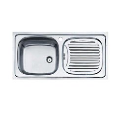 Teka Ebm 45 Tezgah Üstü Ankastre Evye Çelik - Sağ