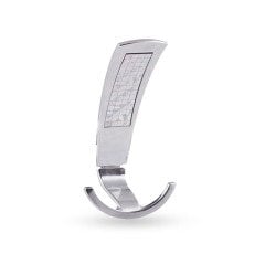 Metax Beta Krom Beyaz Portmanto Askı Krom - Galaksi