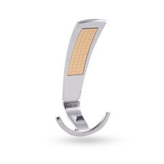 Metax Beta Krom Beyaz Portmanto Askı Krom - Altın