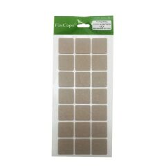 FixCaps Yapışkanlı Keçe Kahve Yuvarlak - Çap 24 mm