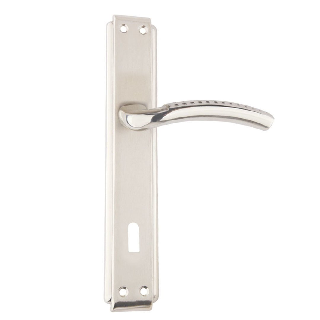 Hira Hazal Nikel Saten Aynalı Kapı Kolu Oda Kapısı