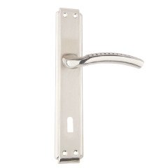 Hira Hazal Nikel Saten Aynalı Kapı Kolu Oda Kapısı