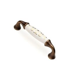 Eymen Polimer Yaldızlı Antik Bakır Mobilya Kulp Düğme 16 mm