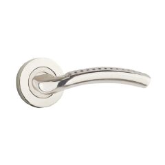 Hira Hazal Nikel Saten Rozetli Kapı Kolu Oda Kapısı