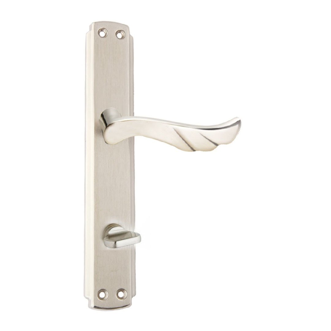 Hira Başak Nikel Saten Aynalı Kapı Kolu Wc Kapısı