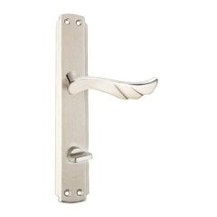 Hira Başak Nikel Saten Aynalı Kapı Kolu Wc Kapısı