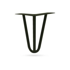 Mc Martı Metal Dekoratif Ayak Siyah - 15 cm