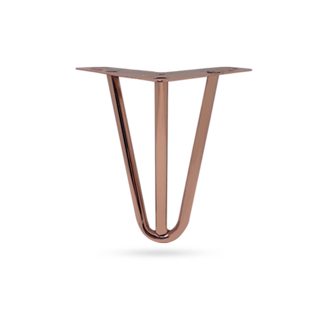 Mc Martı Metal Dekoratif Ayak Roz Bakır - 15 cm