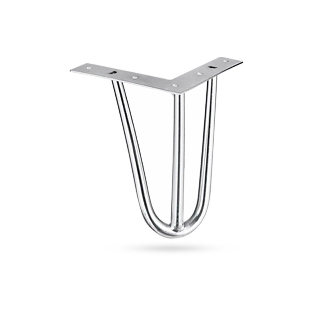 Mc Martı Metal Dekoratif Ayak Krom - 15 cm