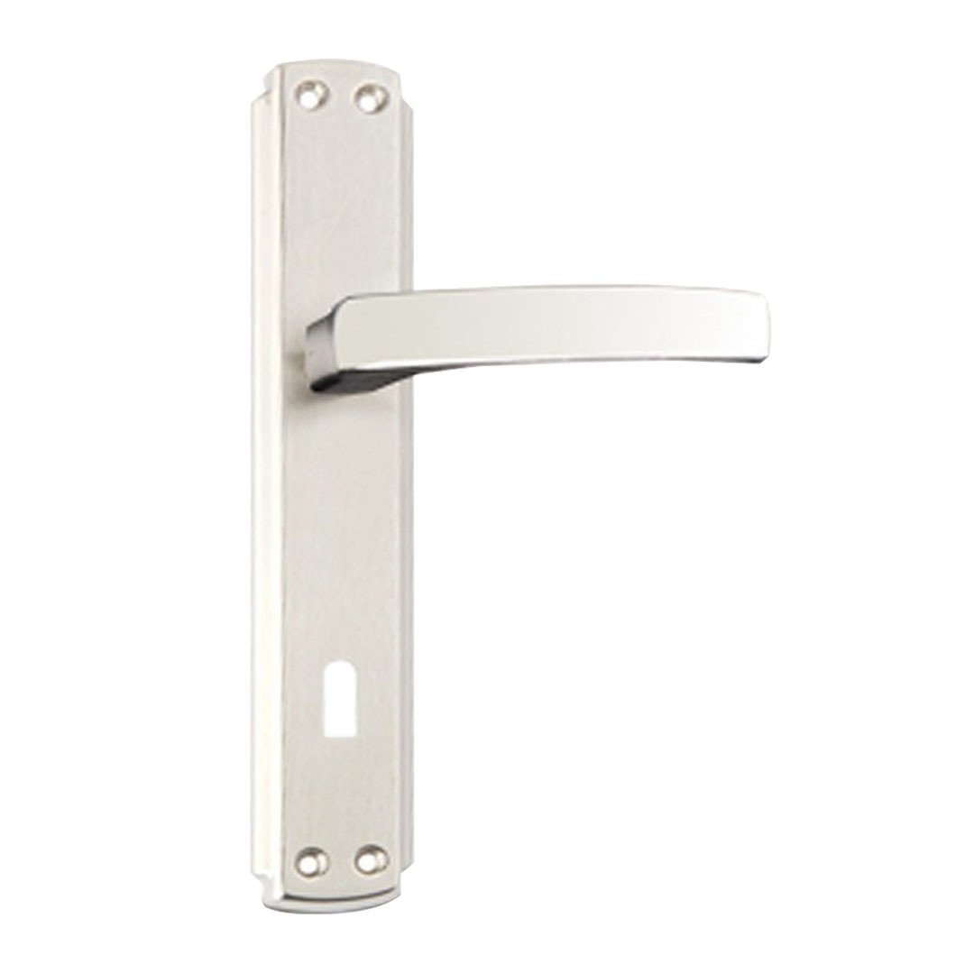 Hira Hilal Nikel Saten Aynalı Kapı Kolu Oda Kapısı